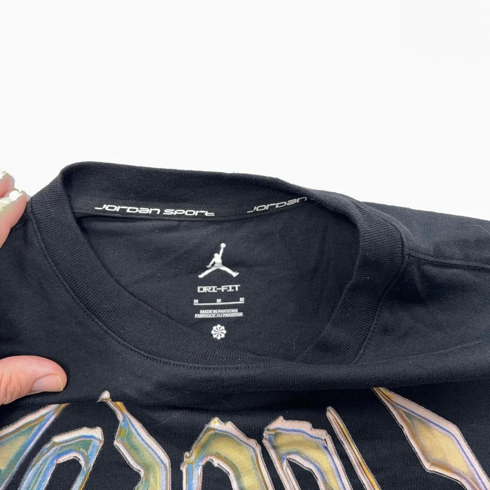 Jordan T-Shirt Dri-FIT Michael Jordan Graphic HJ2348-010 Black Mens Size M